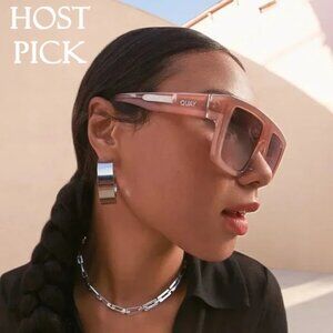 NWOT Quay semi-opaque milky caramel & brown lens sunglasses